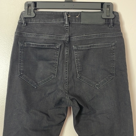 All Saints Reyna High Rise Skinny Jeans – Black, Size 26 - Picture 6 of 12